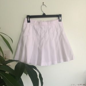Vintage Prince White Pleated Tennis Skirt